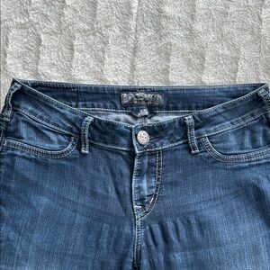 Silver Suki Jegging Dark Blue Jeans
